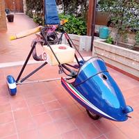 Carrello Deltaplano a motore Rotax-503 monocarbur.