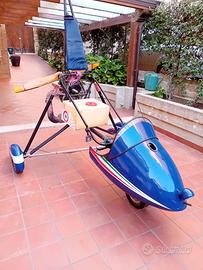 Carrello Deltaplano a motore Rotax-503 monocarbur.