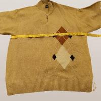 Maglione con fantasia a rombi