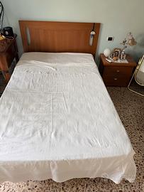 Letto con rete e materasso