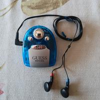 Radio Guess FM Portatile con luce integrata+Cuffie