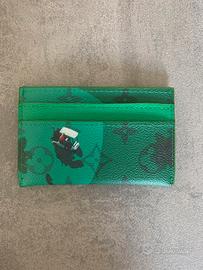 doppio porta carte LV Golf verde