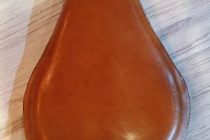 Sella Bassa Marrone Cuoio Moto Bobber - Custom