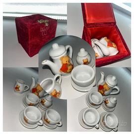 Mini Servizio da tè in Porcellana con Orsetti