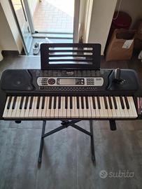 Pianola RockJam RJ-654 con cavalletto