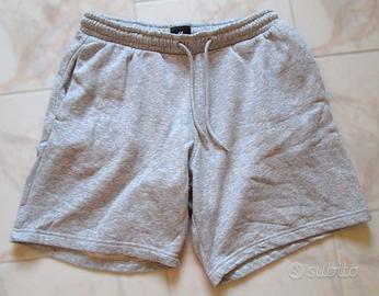 Pantaloncini grigi sportivi HM palestra alleamento