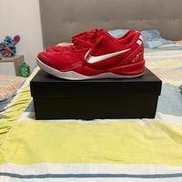 Scarpe da basket kobe VIII proto university red