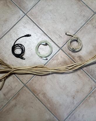 lotto cavi antenna tv