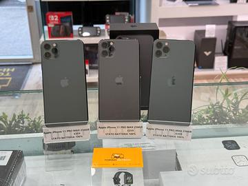 Apple iPhone 11 PRO MAX 256GB STATO BATTERIA 100%