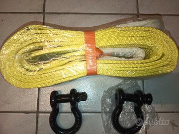 CORDA TRAINO AUTO/FURGONI CON GANCI