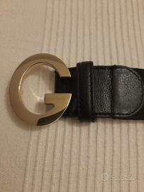 Cintura Vintage Gucci Fibbia G Canvas Monogram