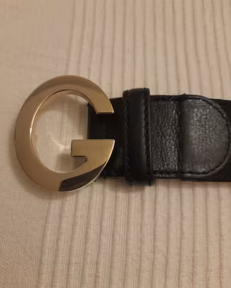 Cintura Vintage Gucci Fibbia G Canvas Monogram