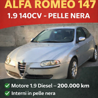 Alfa Romeo 147 1.9 140CV Pelle Nera
