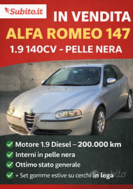 Alfa Romeo 147 1.9 140CV Pelle Nera