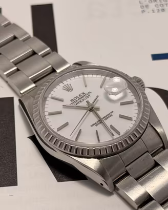 Rolex Datejust Ref.16220 quadrante porcellana 1992