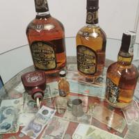 collezione bottiglie chivas regular