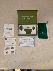 Plantifique Jade Massage Set Roller + Gua Sha