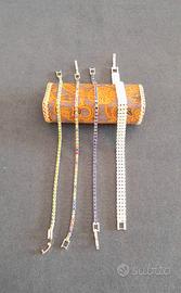 Set 4 braccialetti Tennis + Astuccio in Batik 