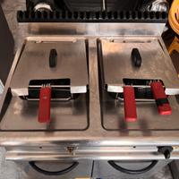 Friggitrice gas doppia vasca