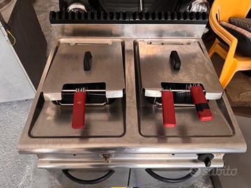 Friggitrice gas doppia vasca