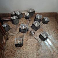 Lampadario da 12 punti luce moderno