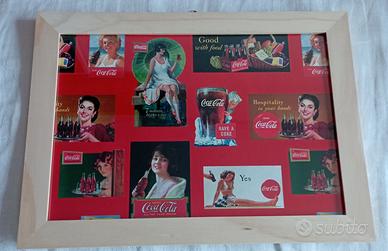 poster Coca-Cola in cornice 20x30 