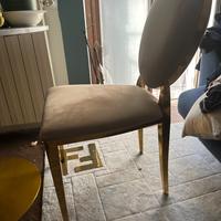 2 sedie dorate di Maison du Monde