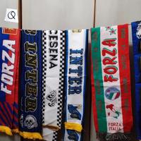 lotto sciarpe calcio 10 pezzi