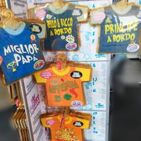 magliette con nome bimbo/a a bordo