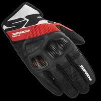 Guanto SPIDI in tessuto Flash-R Evo bianco rosso