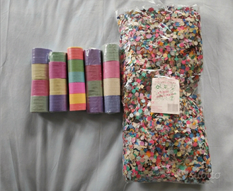 Coriandoli e stelle filanti