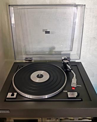 Giradischi Sanyo TP-525 con testina Audio Technica