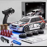 Lancia  delta radiocomandata 1/24 fari led nuovo!!