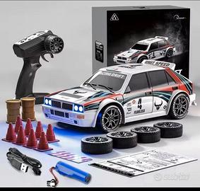 Lancia  delta radiocomandata 1/24 fari led nuovo!!