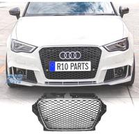 GRIGLIA PER AUDI A3 8V 12-16 LOOK RS3 NERO CROMATO
