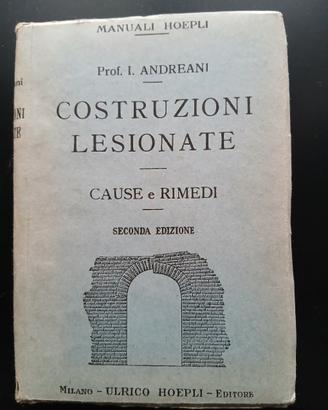 libri Hoepli costruzione lesionate