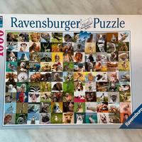 Puzzle Ravensburger "Animali buffi" 1000 pezzi