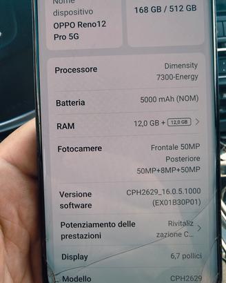 Oppo reno 12 pro 5g 