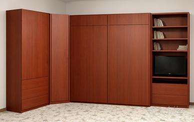 Camera salvaspazio anni ’80 con letti richiudibili