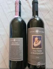 Tre rare bottiglie Vino Nobile di Montepulciano