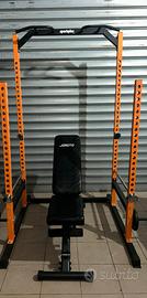 Palestra Completa Home Gym - Rack, Panca, Cavi