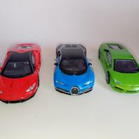 Lotto 3 Modellini Burago Bburago Lamborghini Bugat