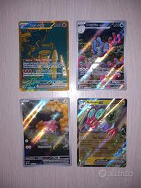 Lotto Carte Pokemon Ting-Lu EX 244/091 Gold Ita