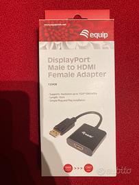 DisplayPort male to HDMI female adapter
