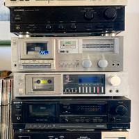 Amplificatore, piastra a cassette da riparare
