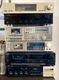 Amplificatore, piastra a cassette da riparare