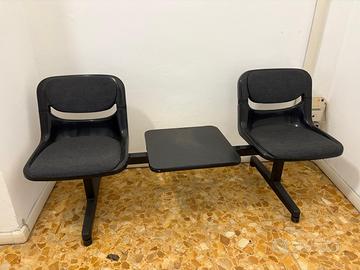 Panca 2 sedie  Dorsal design Ambasz/Piretti 1980