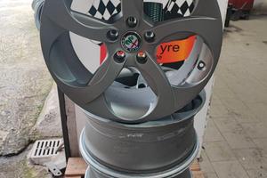 Cerchi 8Jx18" ALFA Romeo Giulia bruniti