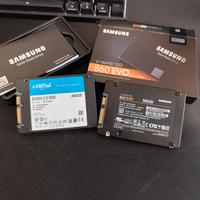 Samsung 860 Evo SSD 500 GB - Crucial SSD 480 GB 