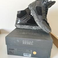 Scarpe Sneakers  pelle Hogan rebel nere tg 8,5 43